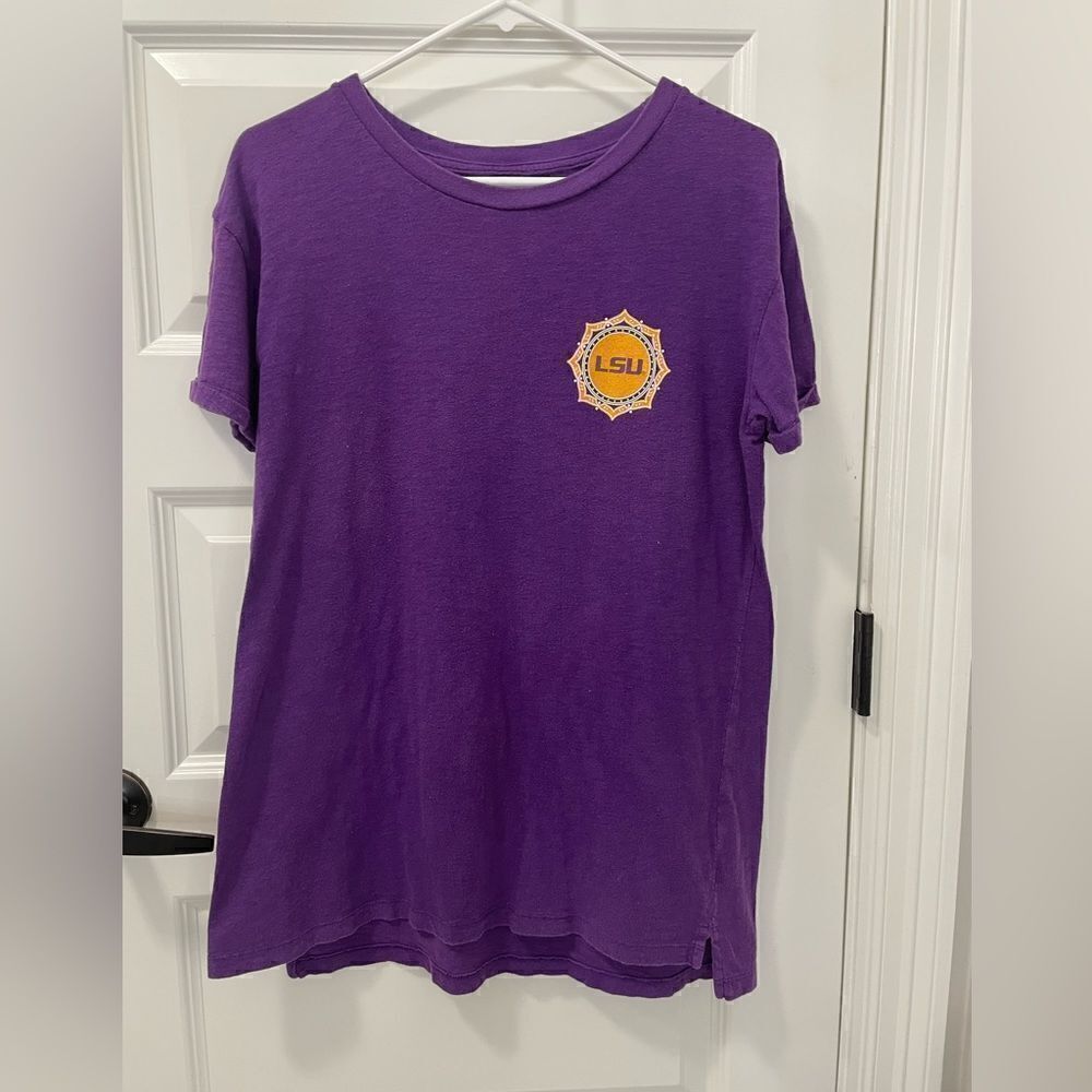 LSU Pressbox Purple tee. Size Medium - Picture 3 of 4
